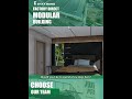 A Small Modular Home Hidden by the Sea. Plain Outside, Stunning Inside.#modularhome #highvalue