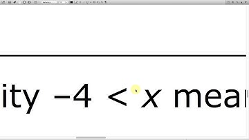 Math 9 Lesson 9.1 Representing Inequalities