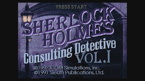 20 Mins Of...Sherlock Holmes - Consulting Detective Intro (US/Sega-CD)