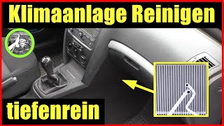 Auto Klimaanlage reinigen ✅ Auto Klimaanlage desinfizieren ✅ tiefenrein mit Schaumreiniger