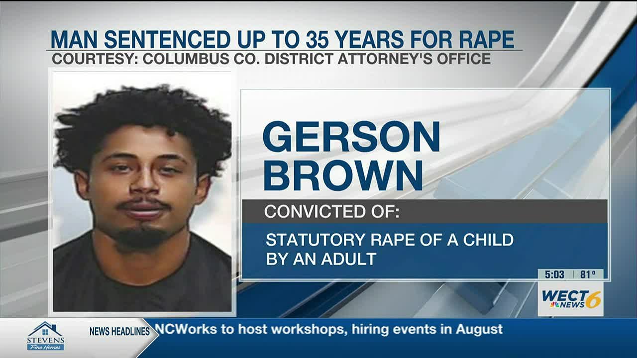 Man sentenced to 25-35 years following statutory rape conviction - YouTube