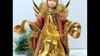Christmas angel tree topper decorating ideas