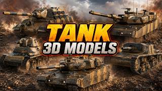 Tank 3D Models for Games, Films &amp; Visualization