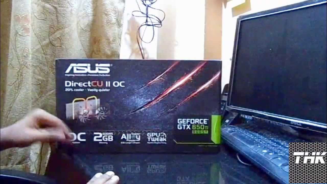 GTX Asus 650ti Boost Unboxing