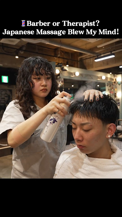Barber or Therapist? This Japanese Massage Blew My Mind! #asmr #barberlove #asmrvideo