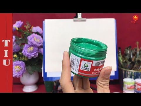 Video Giới thiệu bộ màu Gouache dành cho người mới học vẽ... - youtube