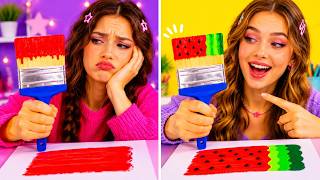 ART BATTLE! 🖌️✨ Fun and Easy Drawing Tricks & DIY Paint Ideas by 123 GO!