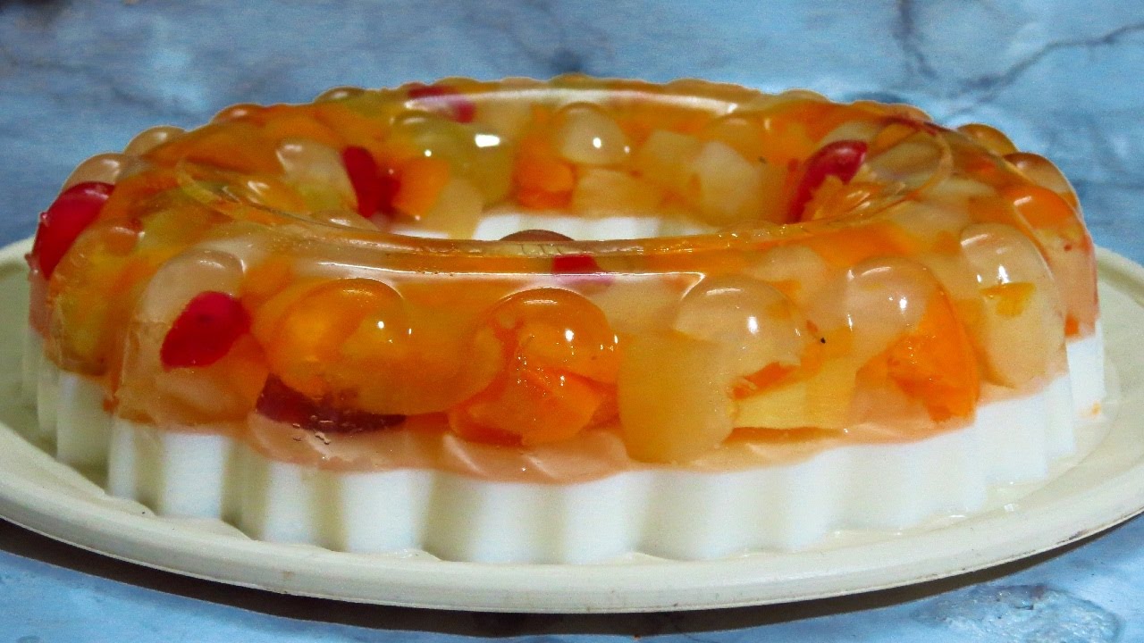 GELATINA TRANSPARENTE CON FRUTA | DIA DE LAS MADRES | GELATINA CON FRUTA  ENCAPSULADA - YouTube