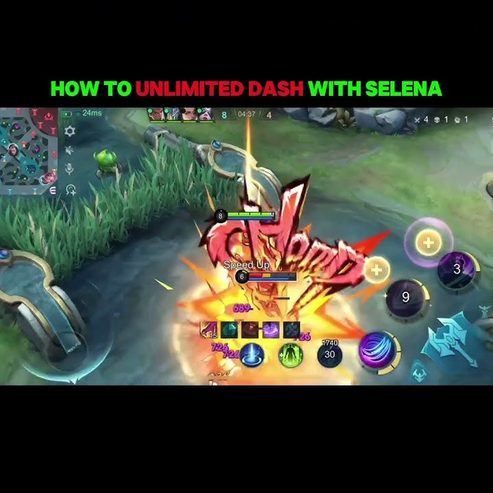 Selena unlimited dash #mobilelegends #selenaml #shorts