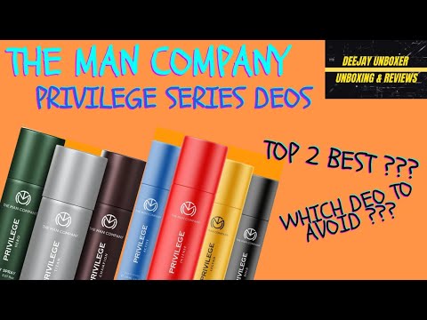 Top 2 deos कौनसे | Complete Man Company Privilege series deos review & comparison