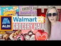 MY BIGGEST ALDI HAUL EVER! / WALMART GROCERY HAUL / NEW ALDI FINDS + TASTE TEST + SHOP WITH ME 2021