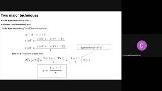 #filters: #Euler Approximation #Bilinear Transformation