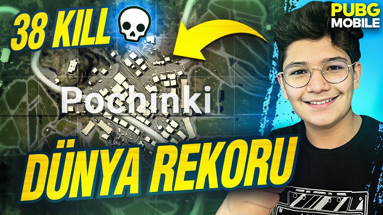 DÜNYA REKORU!😱 | SADECE POCHİNKİ'DE 38 KİLL! | PUBG MOBİLE