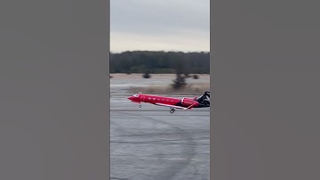 First time landing custom RC Private Jet 🛬