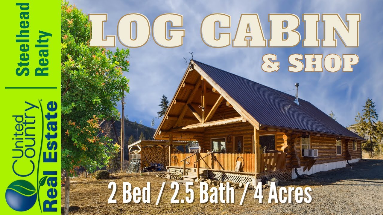 Log Cabin on 4 acres for sale Kamiah, Idaho YouTube