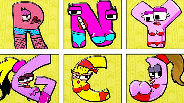 Alphabet Lore But Their ALL GIRLS... (SUPER WEIRD)