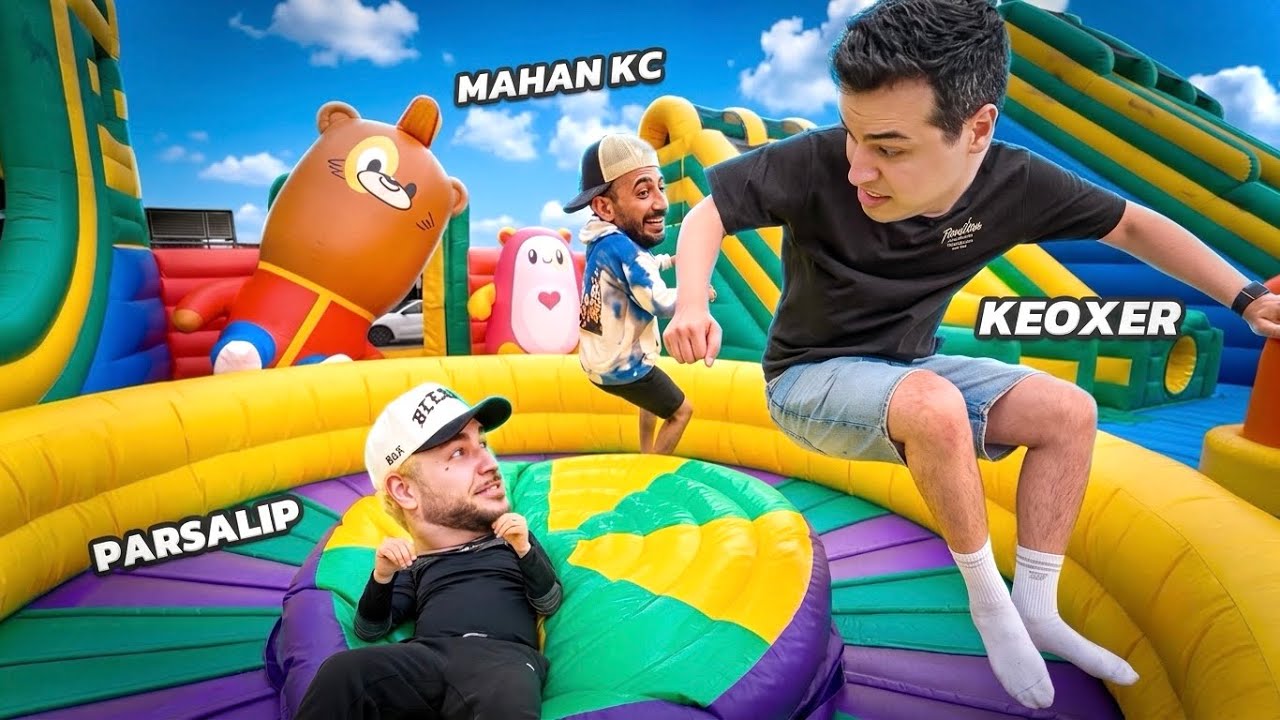 پارسا و ماهان رو بردم بزرگترین پارک بادی جهان 🤣