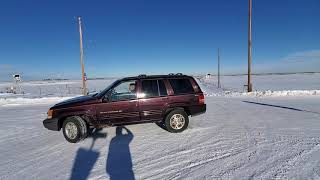 DOUGHNUTS & DRIFT !! 96 grand cherokee zj 5.2 v8