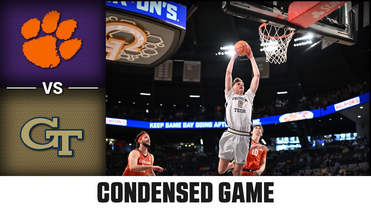 Clemson vs. Georgia Tech Condensed Game | 2025-26 ACC Men's