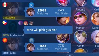 I MET PRO GUSION IN RANKED GAME!!😱 (interesting match)