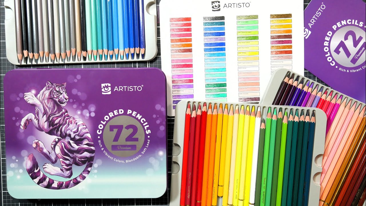 Soft Like Prismacolor (but MUCH cheaper!) Artisto Colored Pencils Review 