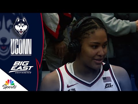 Sarah Strong, UConn turn up defense in blowout win over Ohio State | Big East Basketball on NBC
