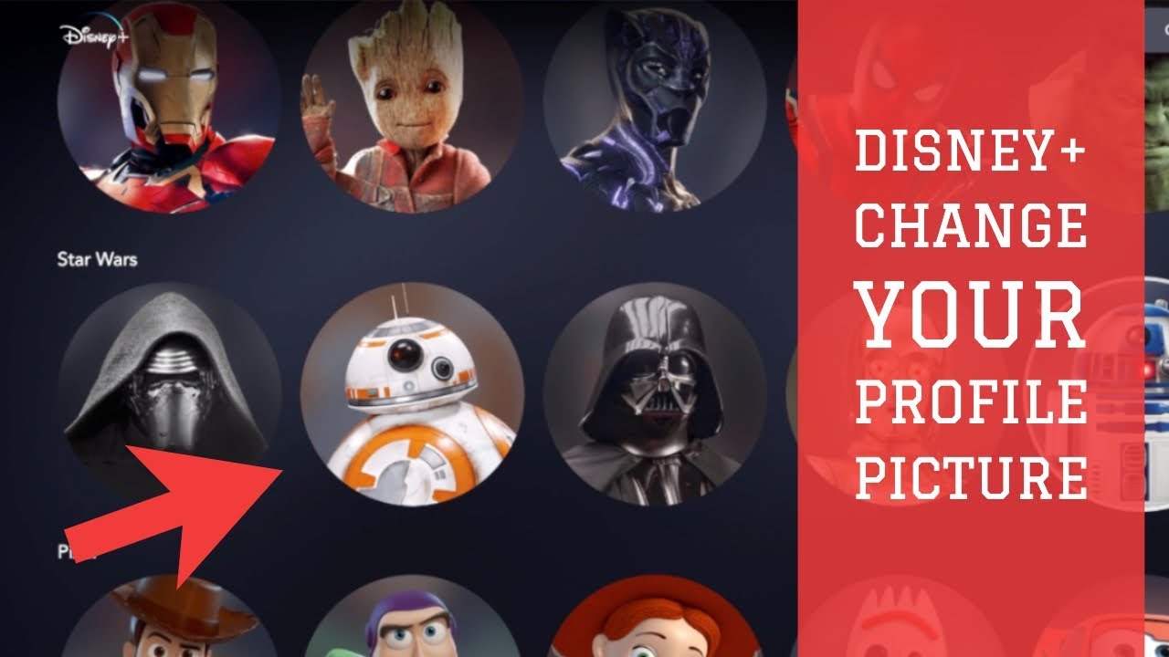 how to get a profile picture on disney create