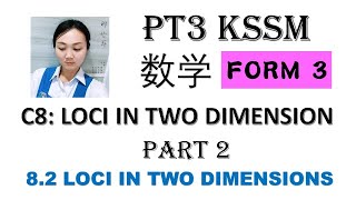 CHAPTER 8: LOCI IN TWO DIMENSIONS [PART 2 - 8.2 Loci In Two Dimensions]