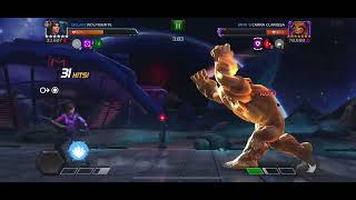 MCoC Kate Bishop vs Sasquatch on node 32 (ebb flow intercept and mighty charge)