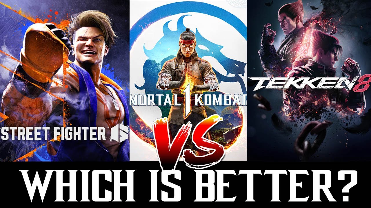 Street Fighter 6 VS Mortal Kombat 1 VS Tekken 8 Mega Comparison