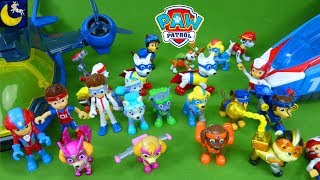 My Paw Patrol Toys HUGE Collection LOTS of TOYS Mission Paw Air Rescue Mighty Pups Toy Collectors