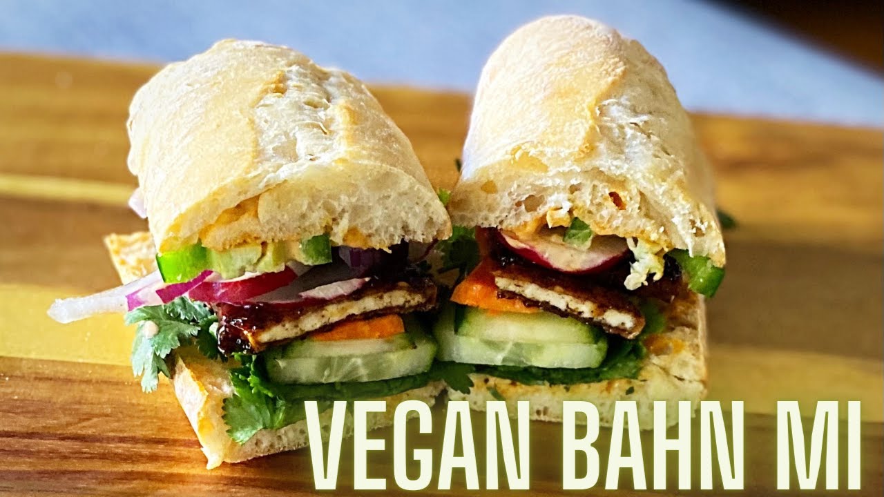 VEGAN BAHN MI SWEET CHILIGLAZED TOFU Katie Makes It Vegan YouTube