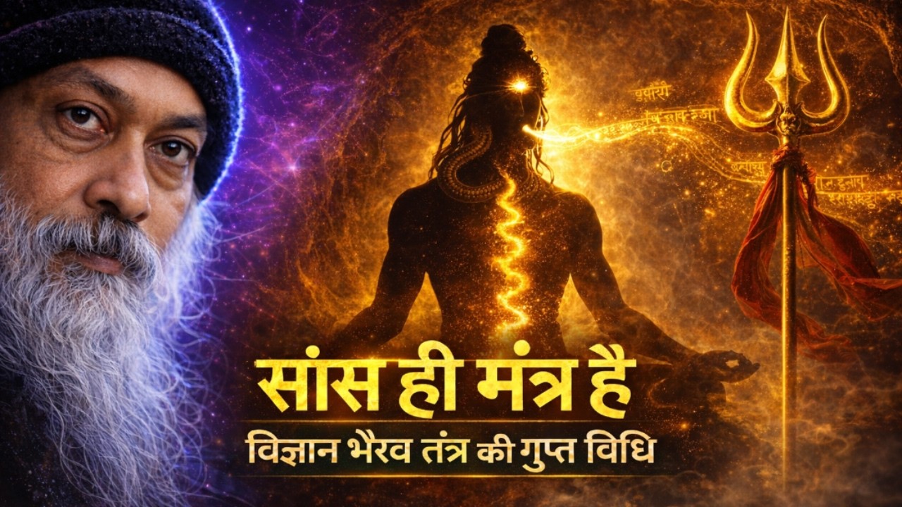 OSHO - विज्ञान भैरव तंत्र - साँस से समाधि का सीधा मार्ग | Osho Hindi Meditation #meditation #osho