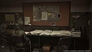 WWII Command Bunker (Unreal Engine 5) real-time rendering (soham karmalkar)