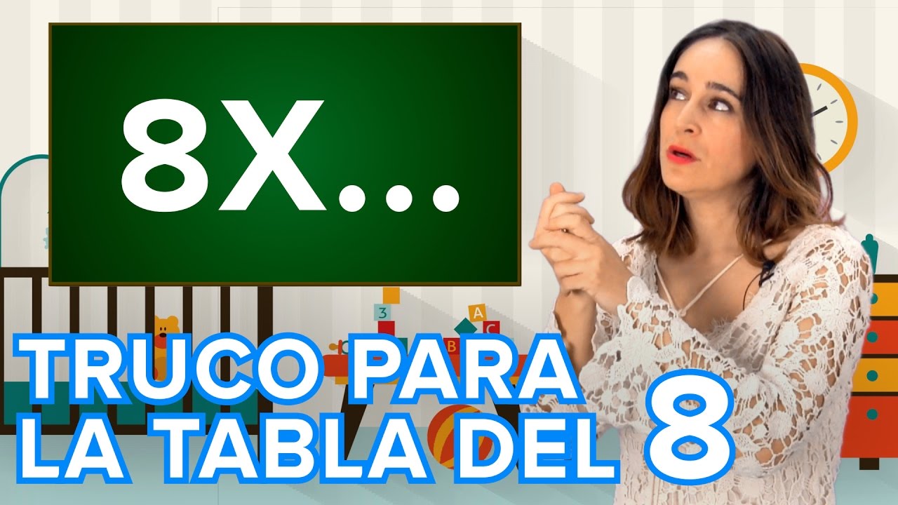 Salón ambición oportunidad Truco para aprender la tabla de multiplicar del 8 - YouTube