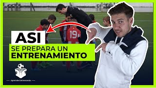 Cómo PLANIFICAR un ENTRENAMIENTO de fútbol base. UNA SEMANA + TEMPORADA