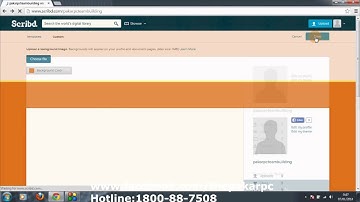 How Register Scribd & Insert PDF File