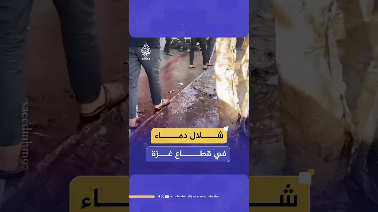 غزة تنزف.. اللحظات الأولى بعد استهداف إسرائيلي في دير البلح