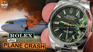 Rolex after Plane Crash  Restoration of a wrecked Rolex Milgauss 116400GV