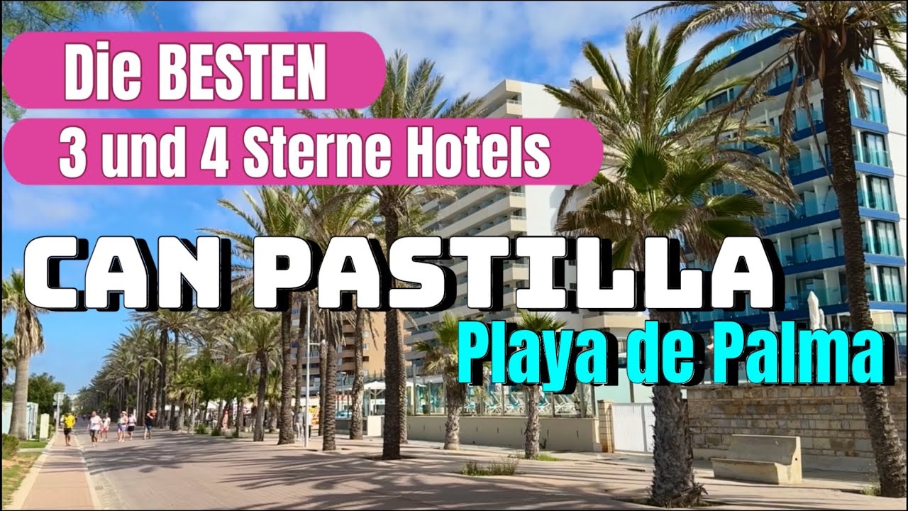 Can Pastilla-Playa de Palma🌴🏖️MALLORCA NEW🩷Die BESTEN Hotels in erster Meereslinie #mallorca #travel