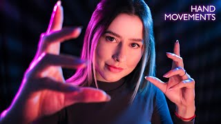 ASMR Plucking and Pulling with hand movements + soft mouth sounds and tongue clicking for sleep