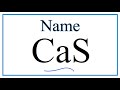 Calcium Sulfide and Ionic Compounds