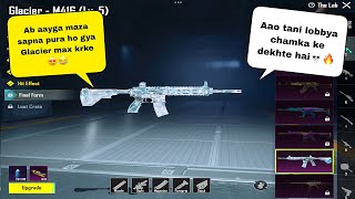 PLAYING 1ST TIME WITH M416 GLACIER MAX😍SOLO VS SQUAD || BGMI-PUBG MOBILE GAMEPLAY