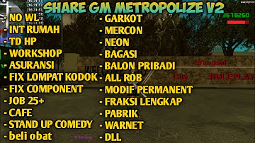 SHARE GM METROPOLIZE SUP LEMEHOST #sampmobile
