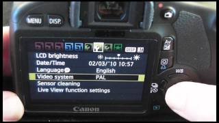 Canon EOS 550D Digital SLR Camera - Part 3 - Menu System Tour Net Worth