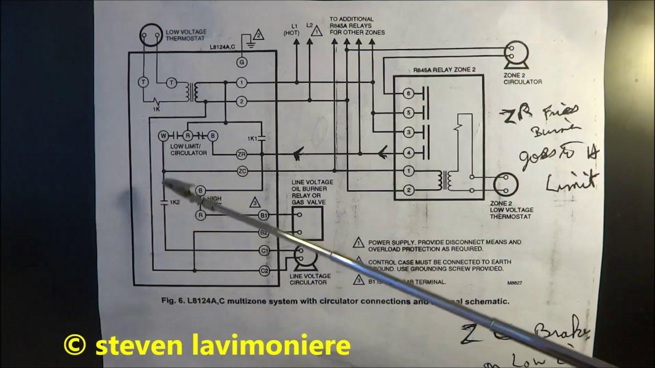boiler aquastat operating control wiring explained - YouTube
