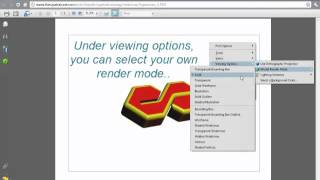 Tutorial on using a '3D PDF'