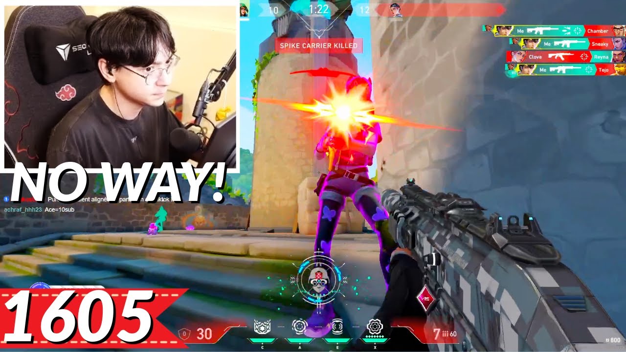 This Streamer Kept Playing While Russia Was BOMBING Nearby! |Most Watched VALORANT Clips Today V1605