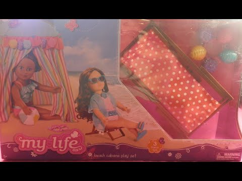 my life beach cabana playset