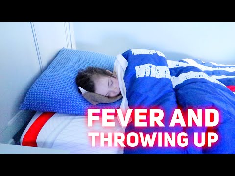 WOKE UP TO FEVER AND THROWING UP | Family 5 Vlogs